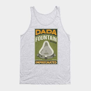 Dada Retro Matchbox Label Fountain #2 Tank Top